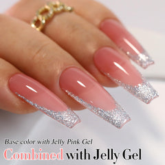 Double Rhythm festive manicure lifestyle scene showing party-ready nails