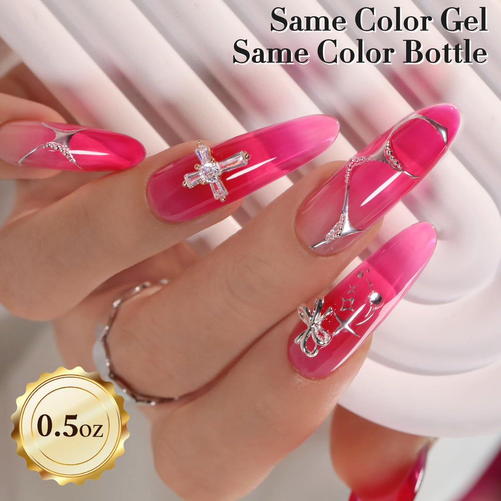 Double Rhythm hand shot with accessories showing everyday wearability and salon-quality look