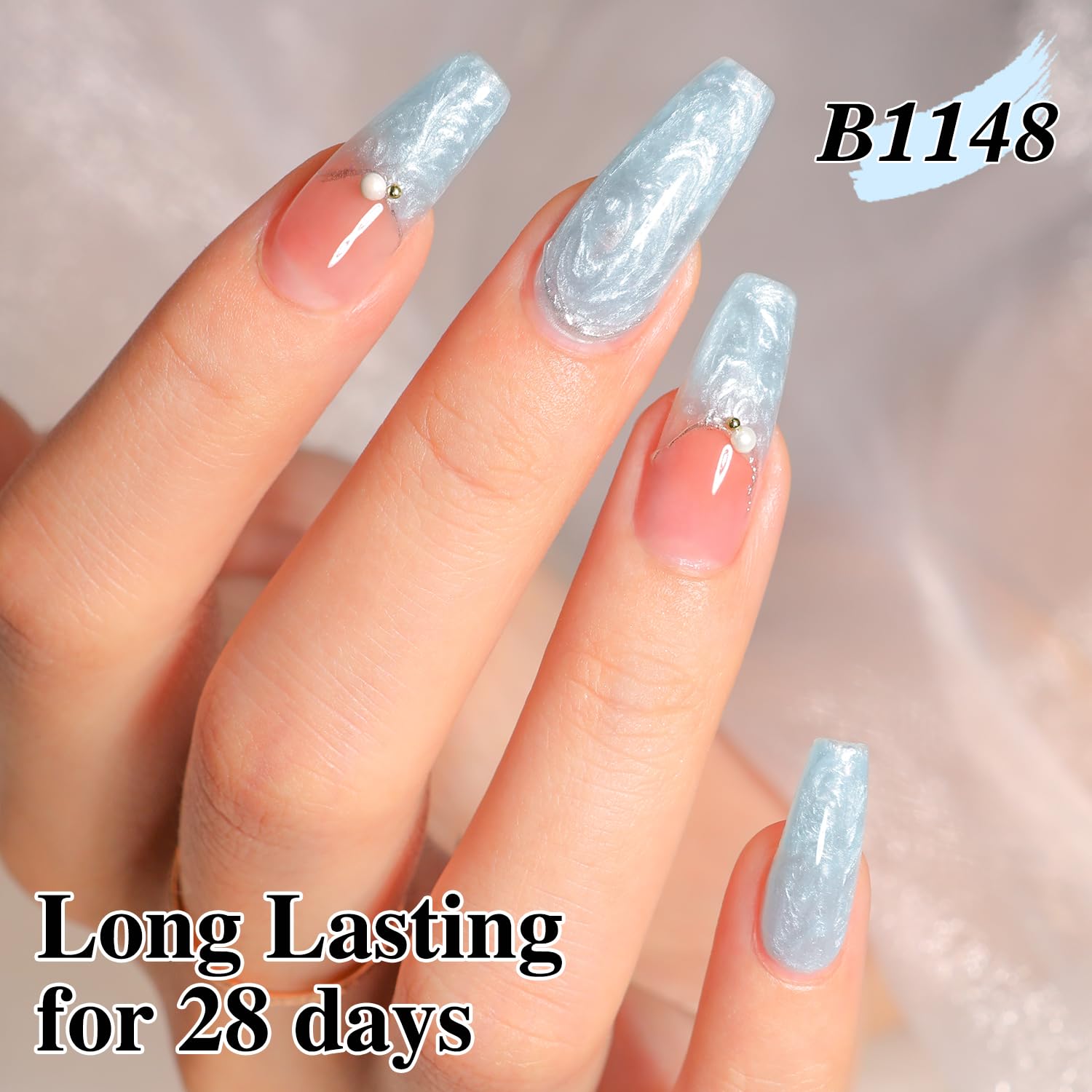 Double Rhythm lifestyle manicure setting with finished nails showing salon-quality benefit