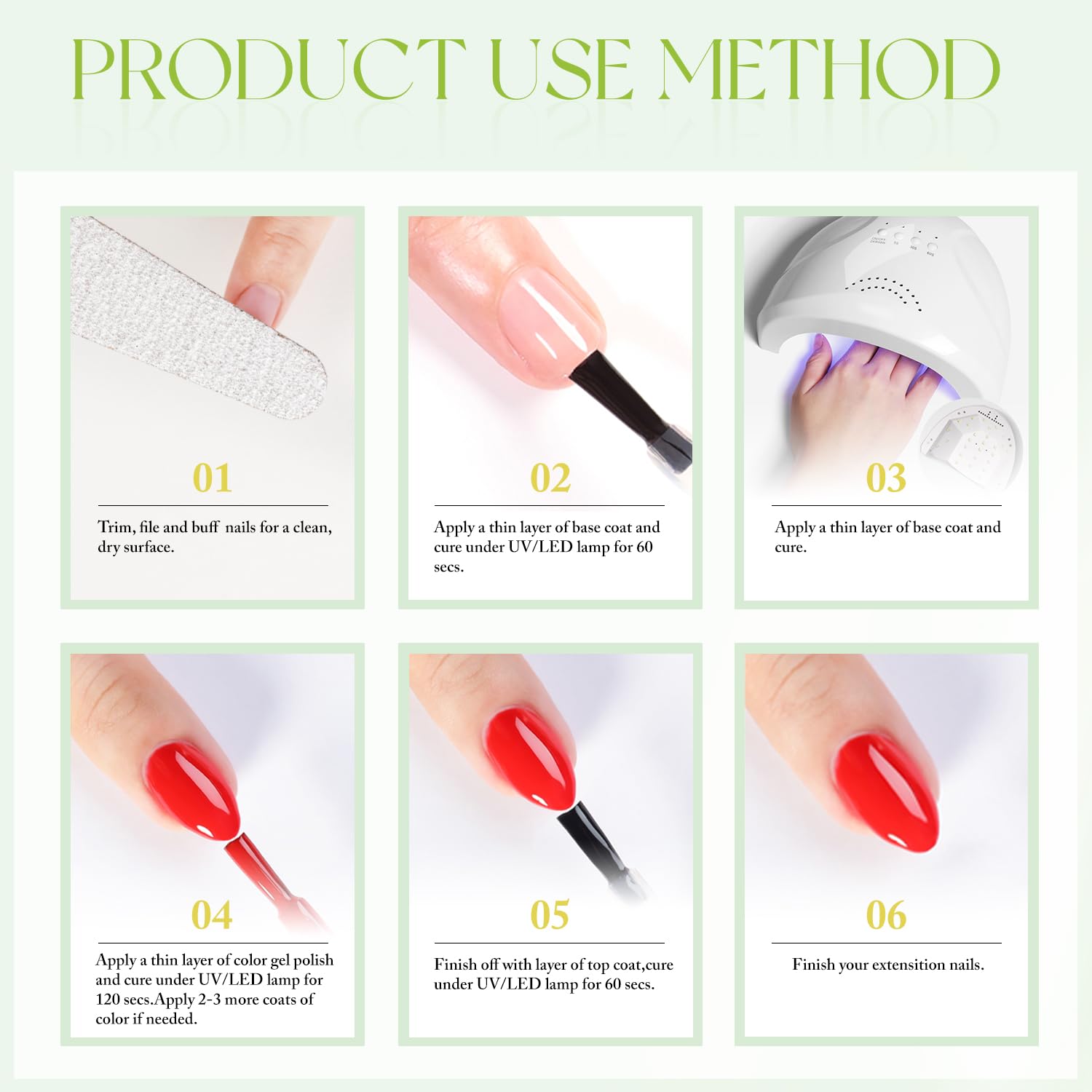 Double Rhythm summer manicure on hands showing sheer yellow pop and stylish appeal