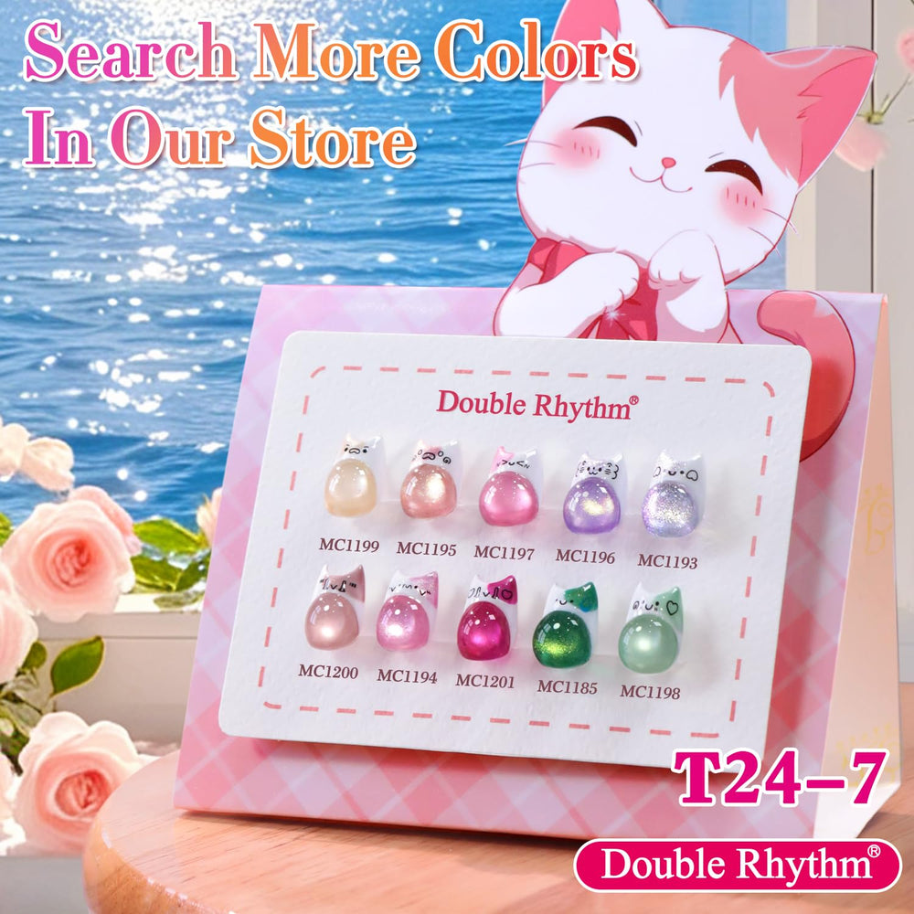 Double Rhythm applied on natural nails in lifestyle scene showing salon finish benefit