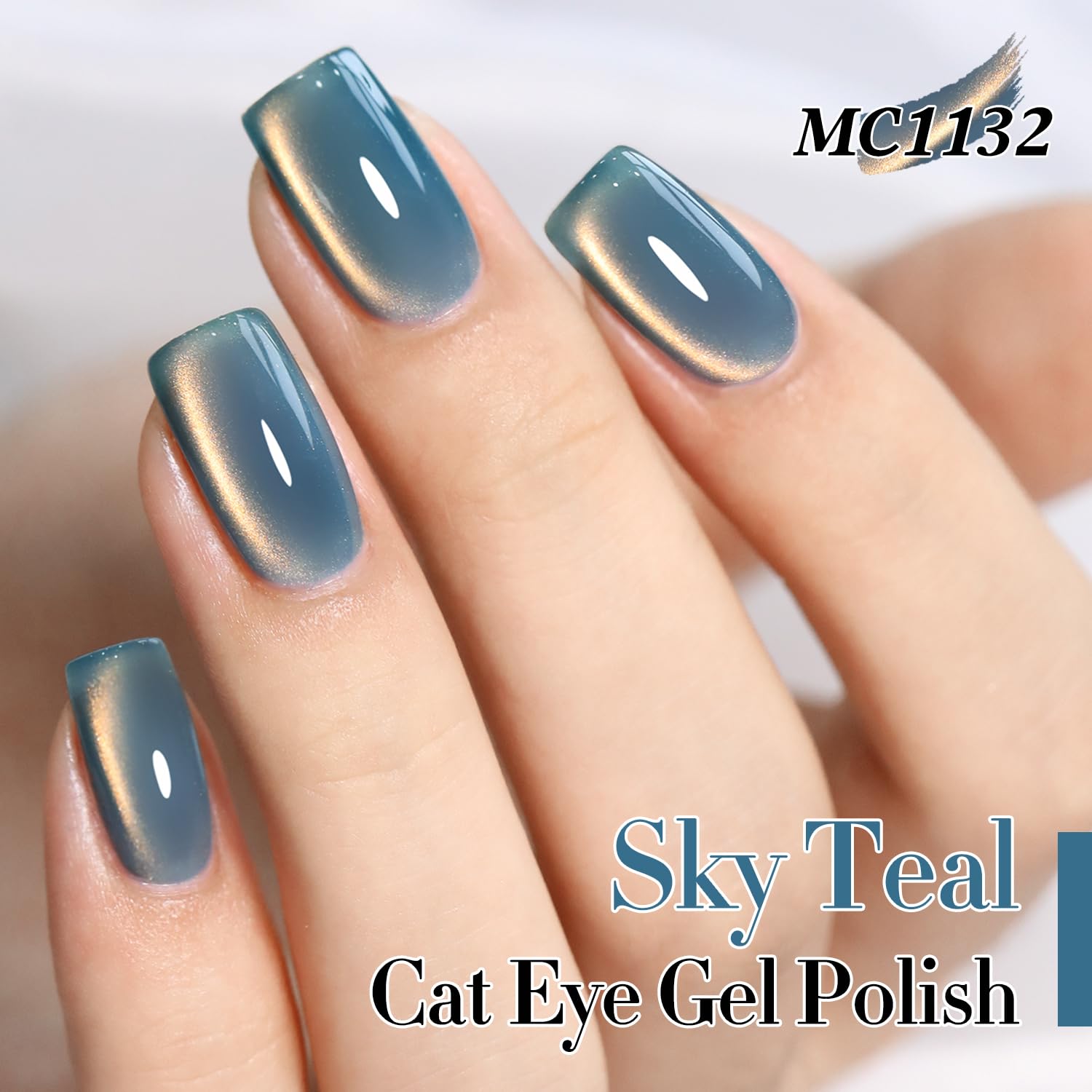 Double Rhythm magnetic effect forming a cat-eye stripe for striking dimension