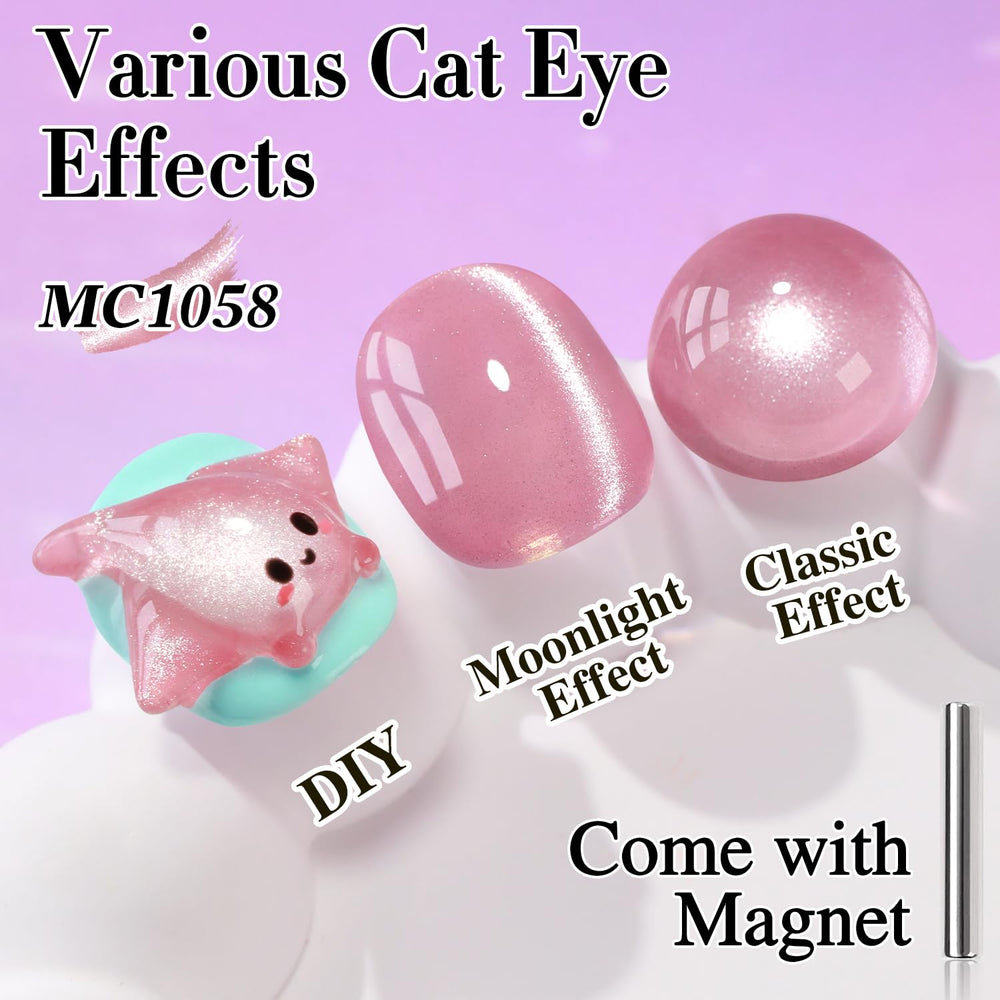 Double Rhythm magnetic streak detail demonstrating strong cat-eye effect