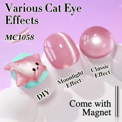 Double Rhythm magnetic streak detail demonstrating strong cat-eye effect