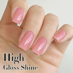 Double Rhythm mani lifestyle hand shot showing wearable neutral manicure benefit