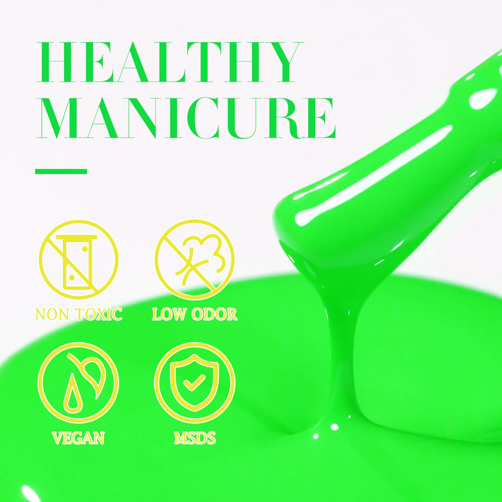 Double Rhythm model wearing finished manicure demonstrating salon-quality results