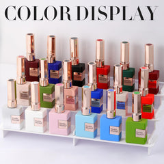 Double Rhythm manicure lifestyle image showing wearable natural milky pink