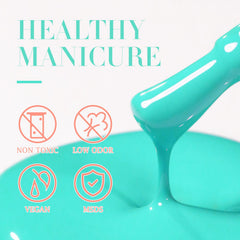 Double Rhythm manicure tools with bottle illustrating kit-ready convenience