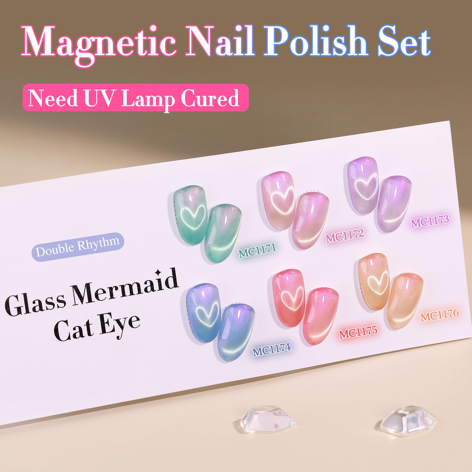 Double Rhythm brush stroke of Mermaid Pink Rose showing dense pigment and coverage