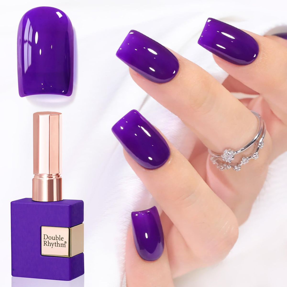 Double Rhythm front bottle showing color and label, easy shade identification