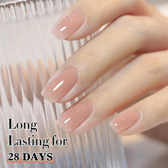 Double Rhythm layered jelly nails illustrating depth and customizable color