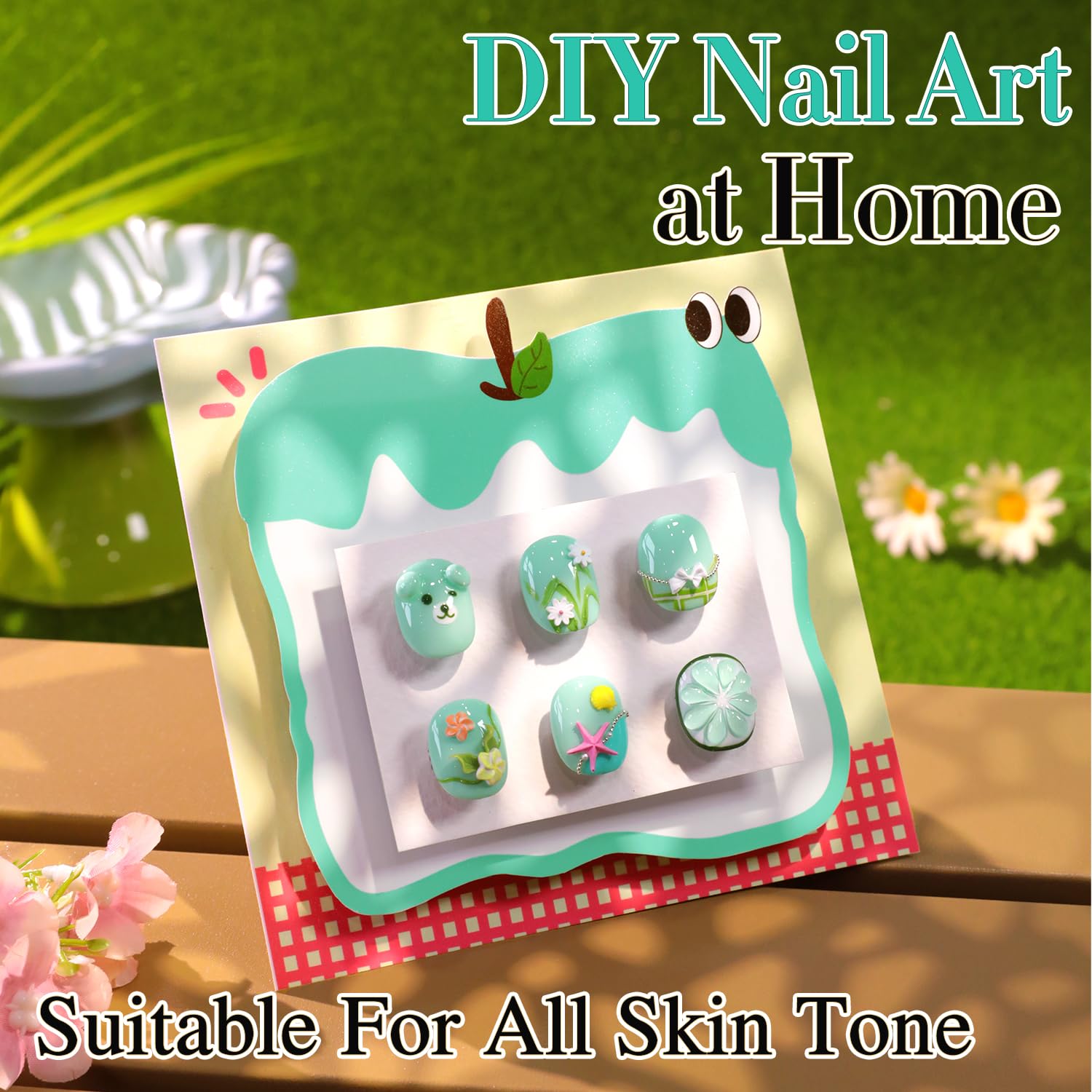 Double Rhythm swatch on hand showing true-to-bottle color and shine
