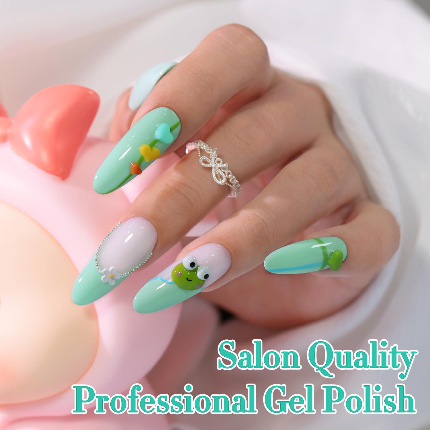 Double Rhythm beside ruler showing 15ml size and travel-friendly benefit