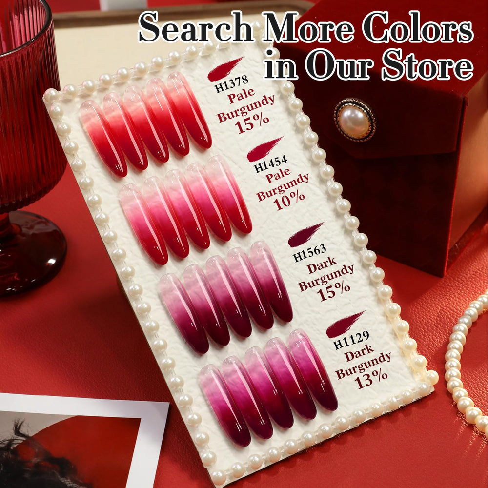 Double Rhythm layered nail art showing translucency and buildable depth for versatile designs