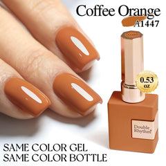 Double Rhythm applied on hand lifestyle view showing natural glossy result benefit
