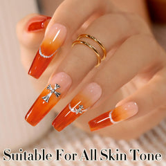 Double Rhythm nail swatch fan showing layered translucency and color progression
