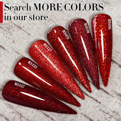 Double Rhythm swatch display on nail tips illustrating color shift and holo sparkle