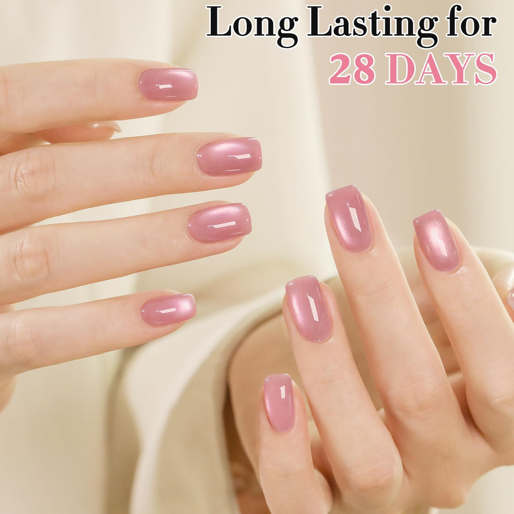 Double Rhythm nail wheel swatches showing layered holographic and jelly effects