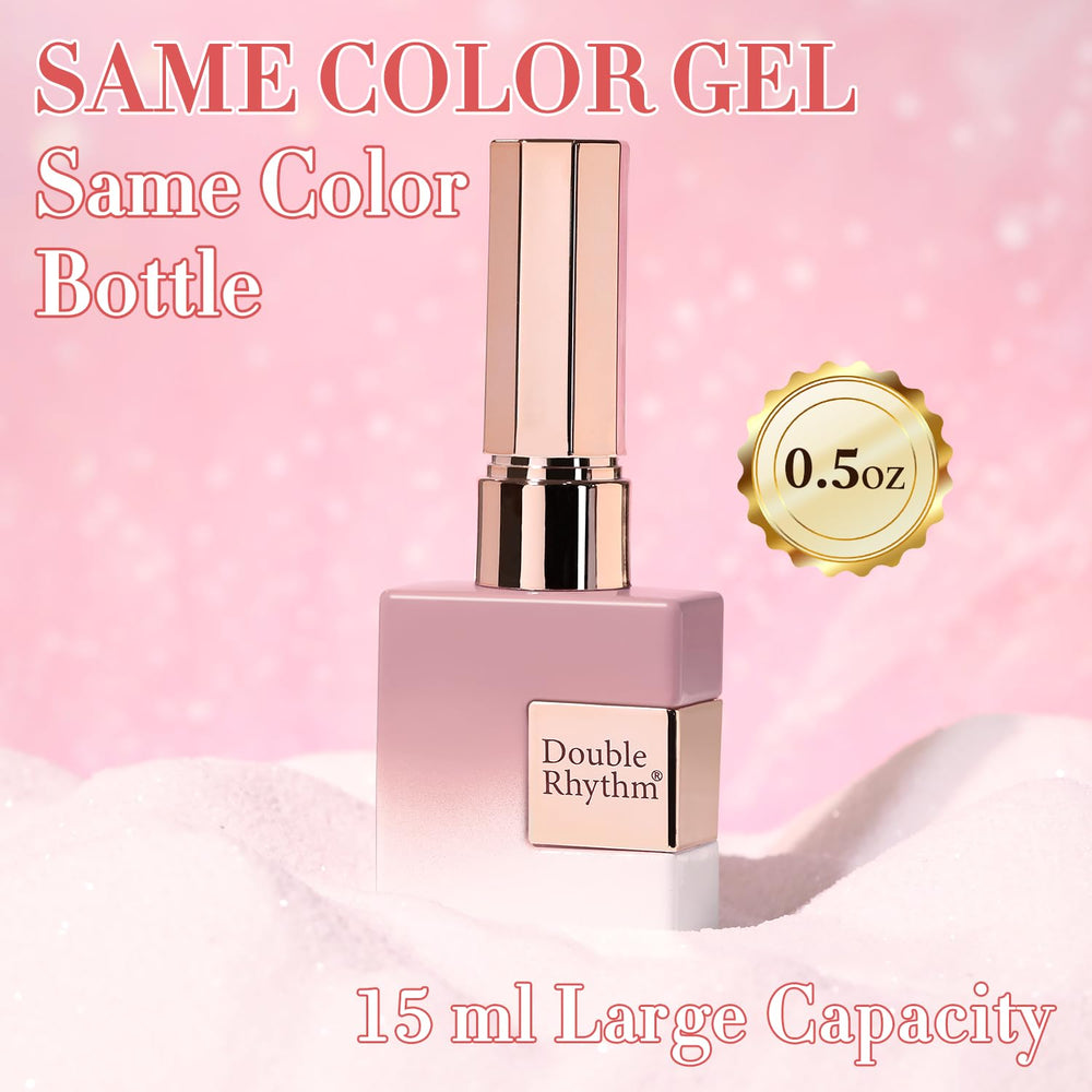 Double Rhythm manicured nails lifestyle shot showing wearable shimmer benefit