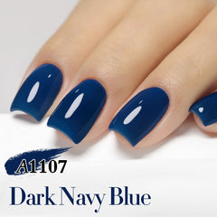 Double Rhythm applying a thin coat on a nail for precise, even coverage benefit
