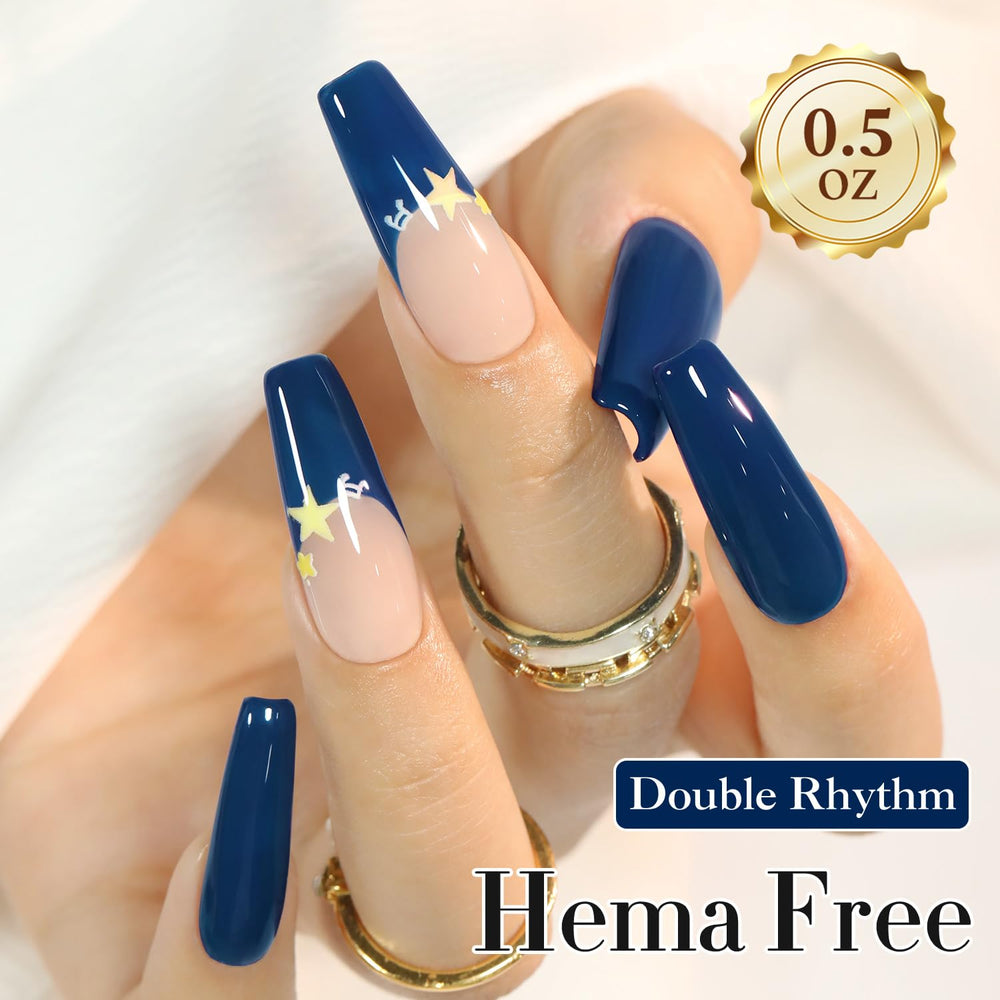 Double Rhythm brush stroke showing smooth jelly consistency for even application