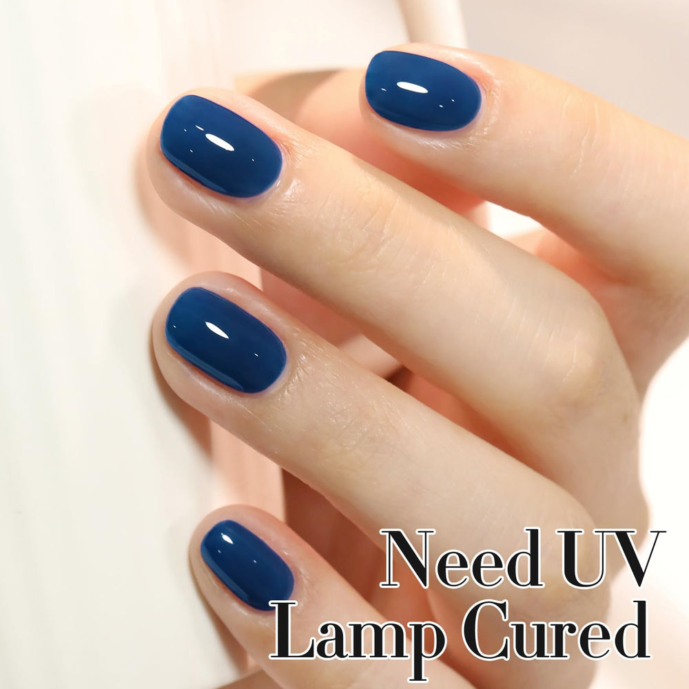 Double Rhythm swatches on nail tips illustrating buildable coverage and finish