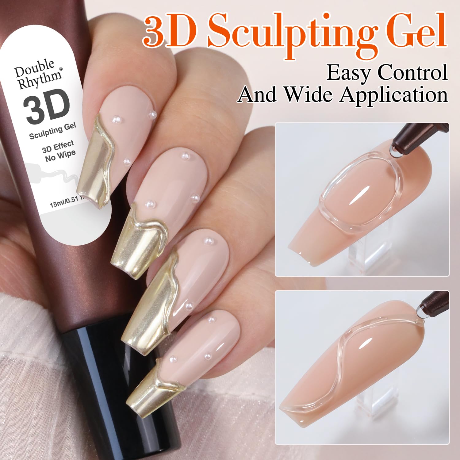 Double Rhythm needle-tip applicator close-up for precise control