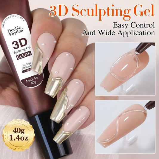 Double Rhythm needle tip close-up enabling controlled gel dispensing for details