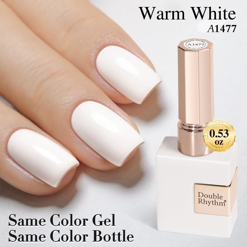 Double Rhythm on model manicured hands highlighting natural elegance