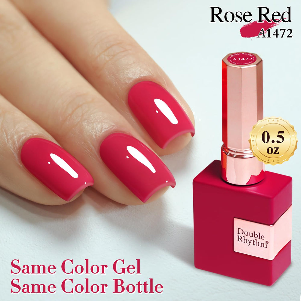 Double Rhythm open bottle with brush displaying easy application and control