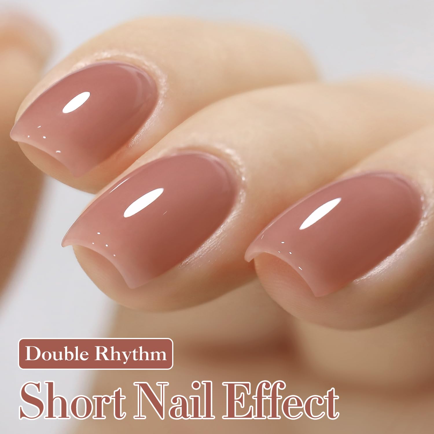 Double Rhythm open brush detail displaying smooth gel flow for easy application
