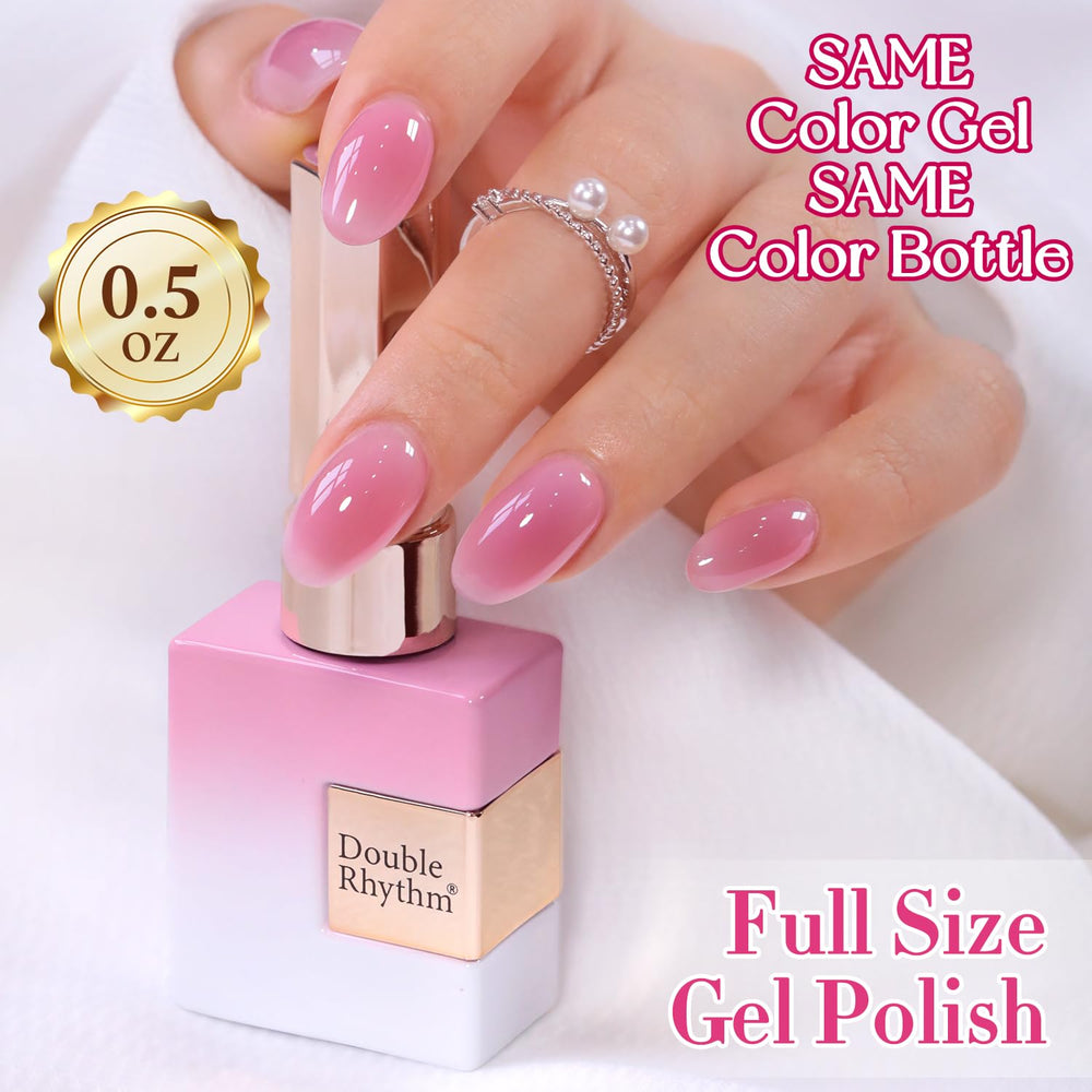 Double Rhythm texture closeup highlighting jelly-glaze finish and glossy shine