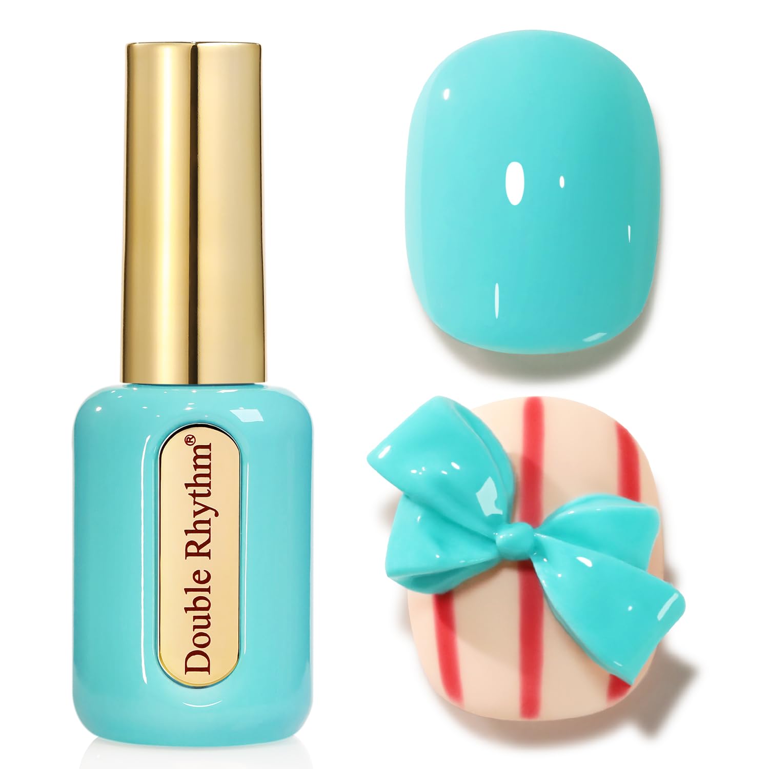 Double Rhythm front bottle showing pastel blue shade and easy selection