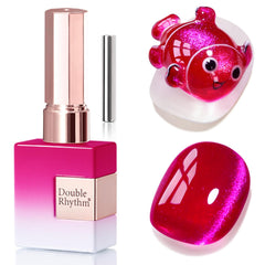 Double Rhythm front packaging showing Pitaya Purple and magnet, clear benefit: precise cat-eye