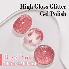 Double Rhythm close-up of micro-glitter texture delivering smooth sparkle benefit