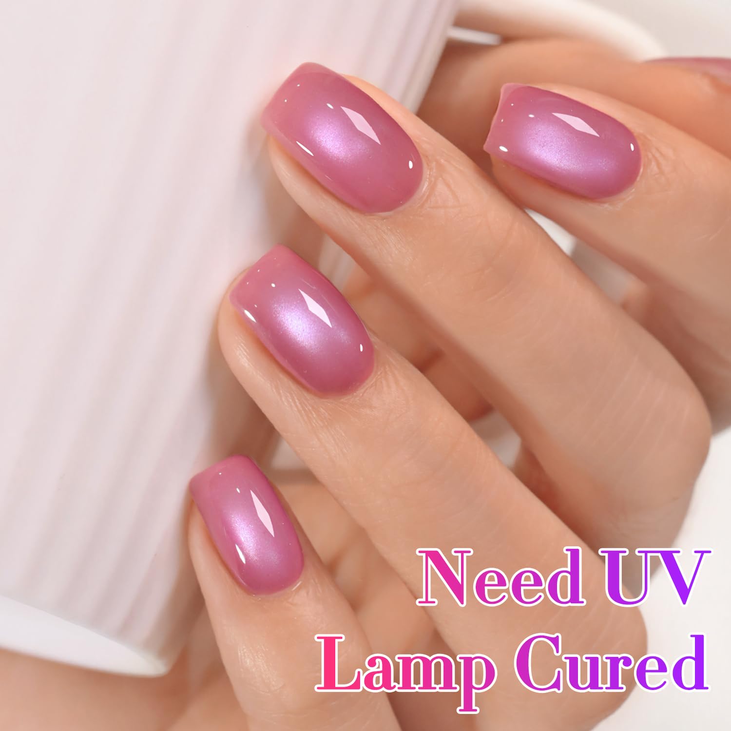Person applying Double Rhythm polish at home showing simple salon-quality results