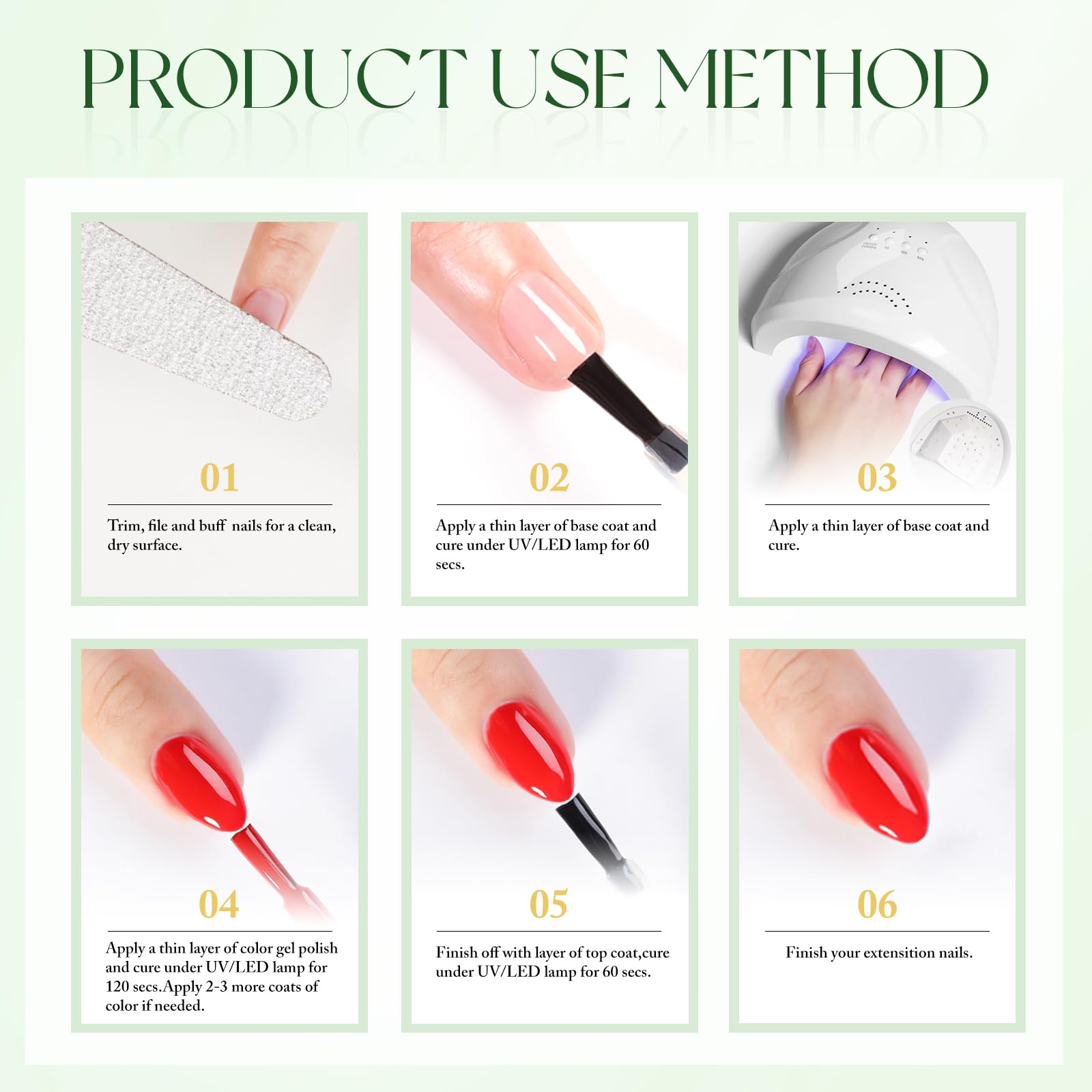 Double Rhythm applied during salon manicure demonstrating professional glossy result benefit