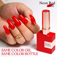 Double Rhythm bottle in hand showing 15ml scale for travel convenience