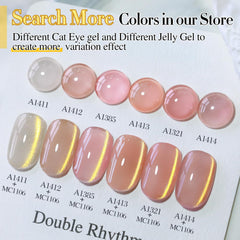 Double Rhythm bottle beside a hand showing scale and travel-friendly 15ml size