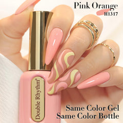 Double Rhythm on fingernail lifestyle photo showing natural glossy result