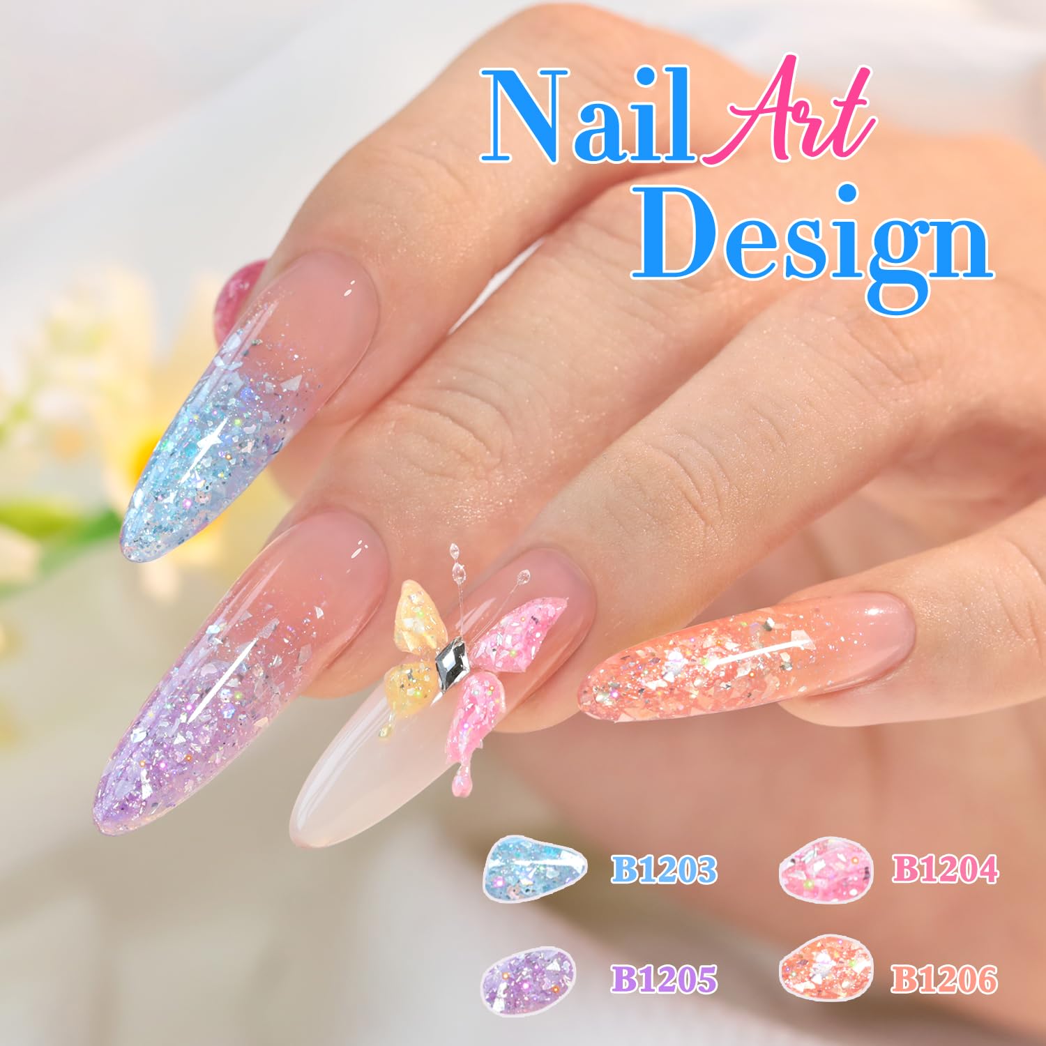 Double Rhythm manicure in a lifestyle setting showing wearable sparkle