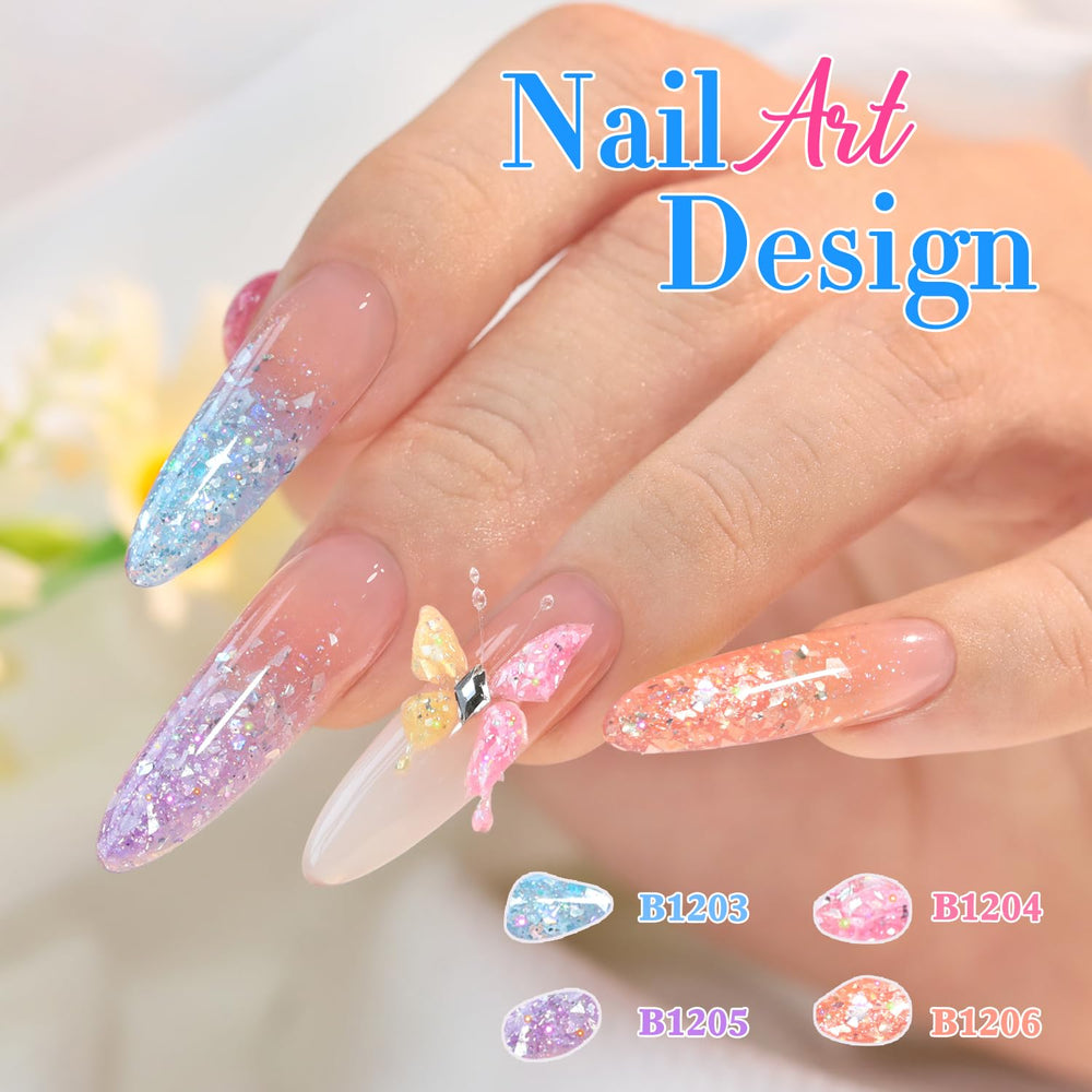 Double Rhythm manicure in a lifestyle setting showing wearable sparkle