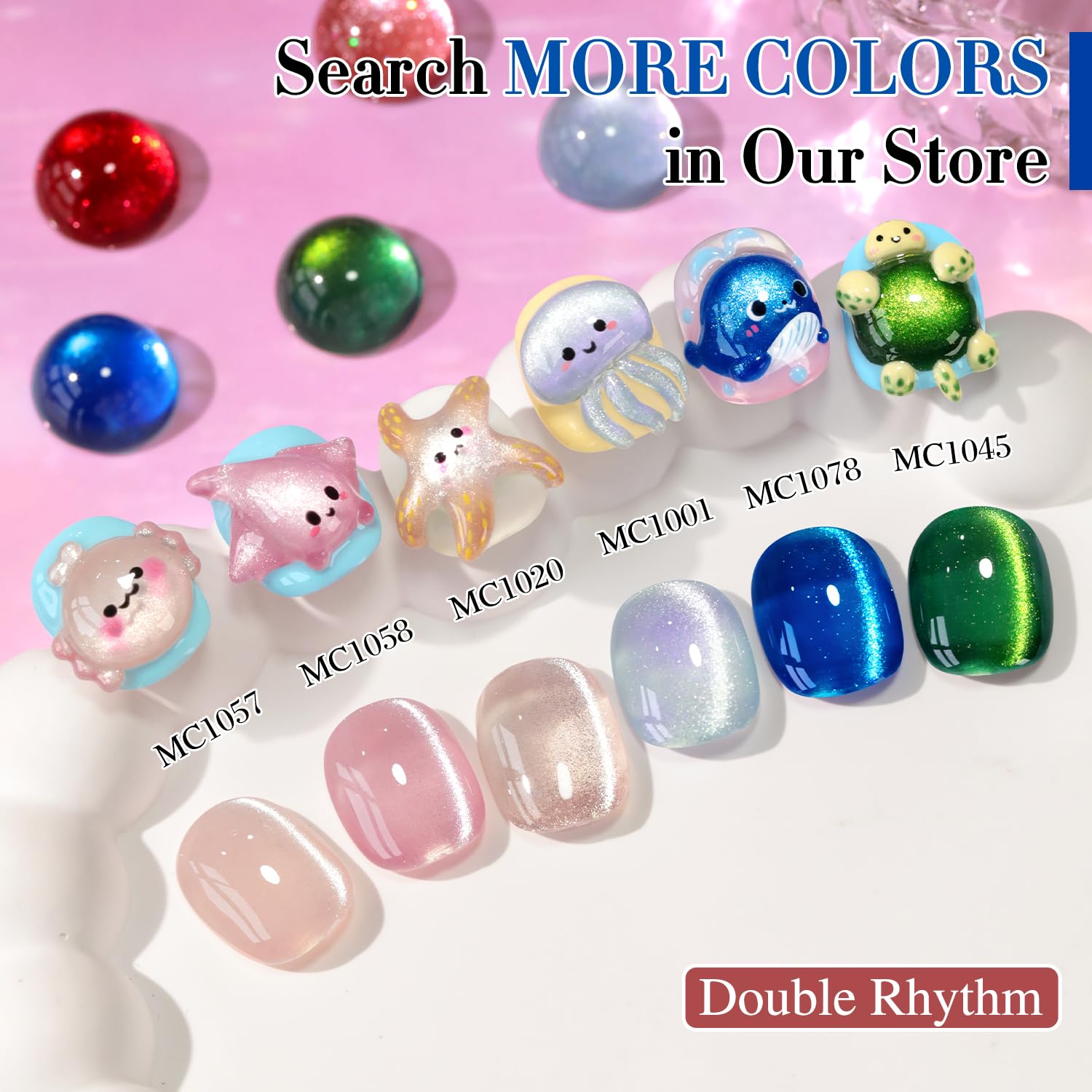 Double Rhythm 15ml bottle beside common objects showing scale and travel-friendly size benefit