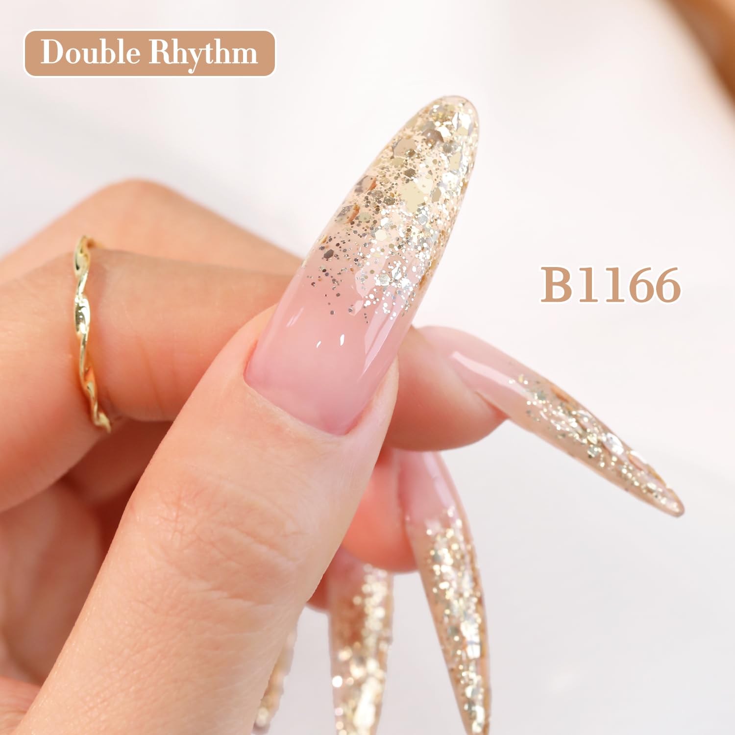 Double Rhythm next to coin for scale showing compact 15ml size for travel-friendly convenience