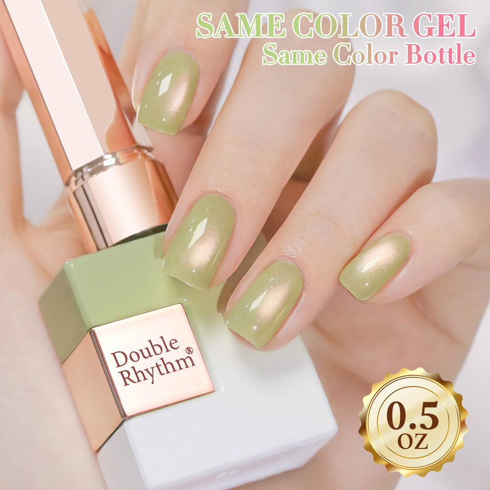 Double Rhythm bottle in hand to show 15ml scale and easy home-use convenience