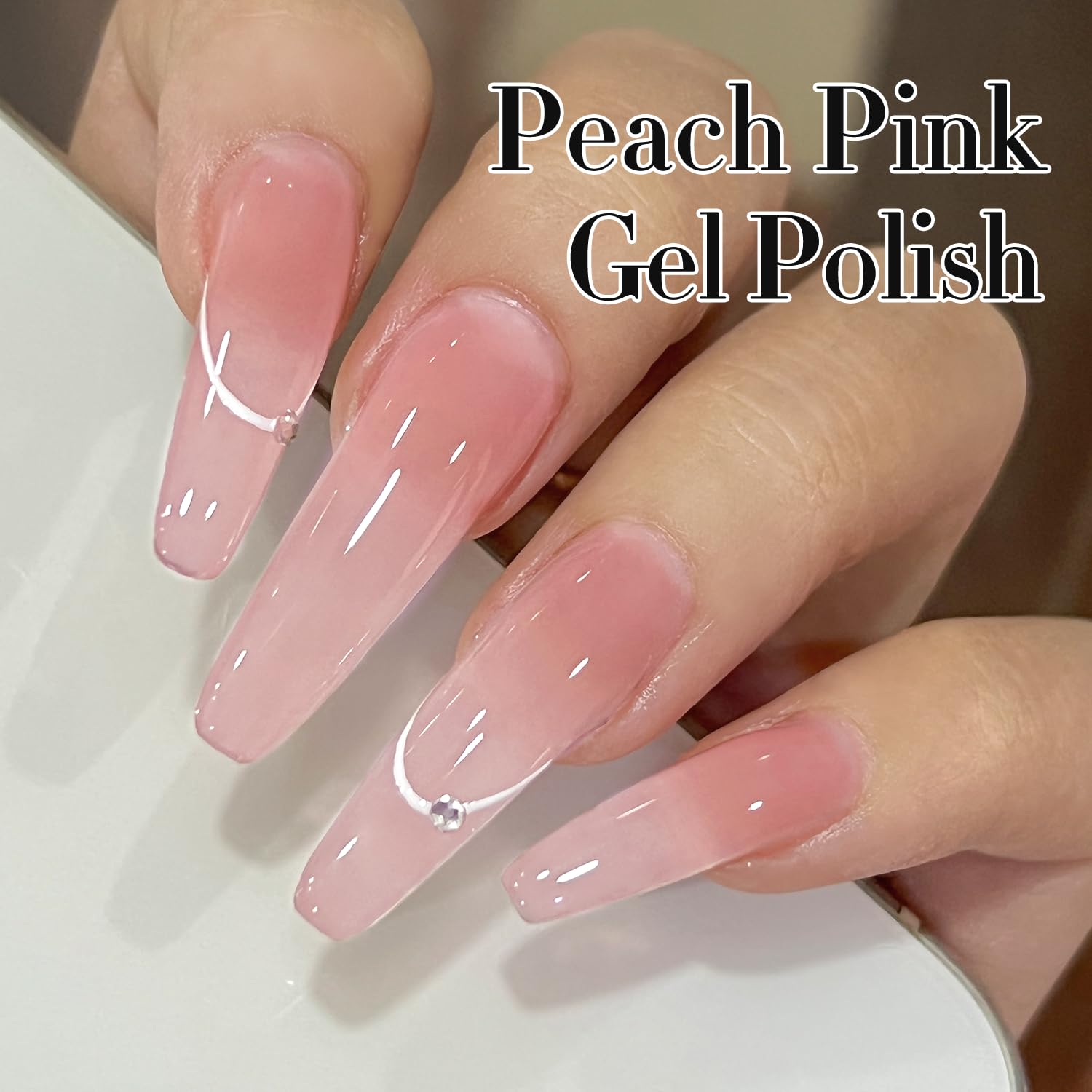 Double Rhythm nail wheel swatches showing one-to-three coats for customizable opacity