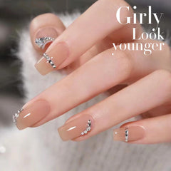 Double Rhythm color swatches on nail wheel showing coverage options and layering benefit
