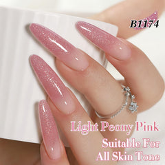 Double Rhythm brush stroke showing micro-fine glitter texture for smooth non-gritty finish