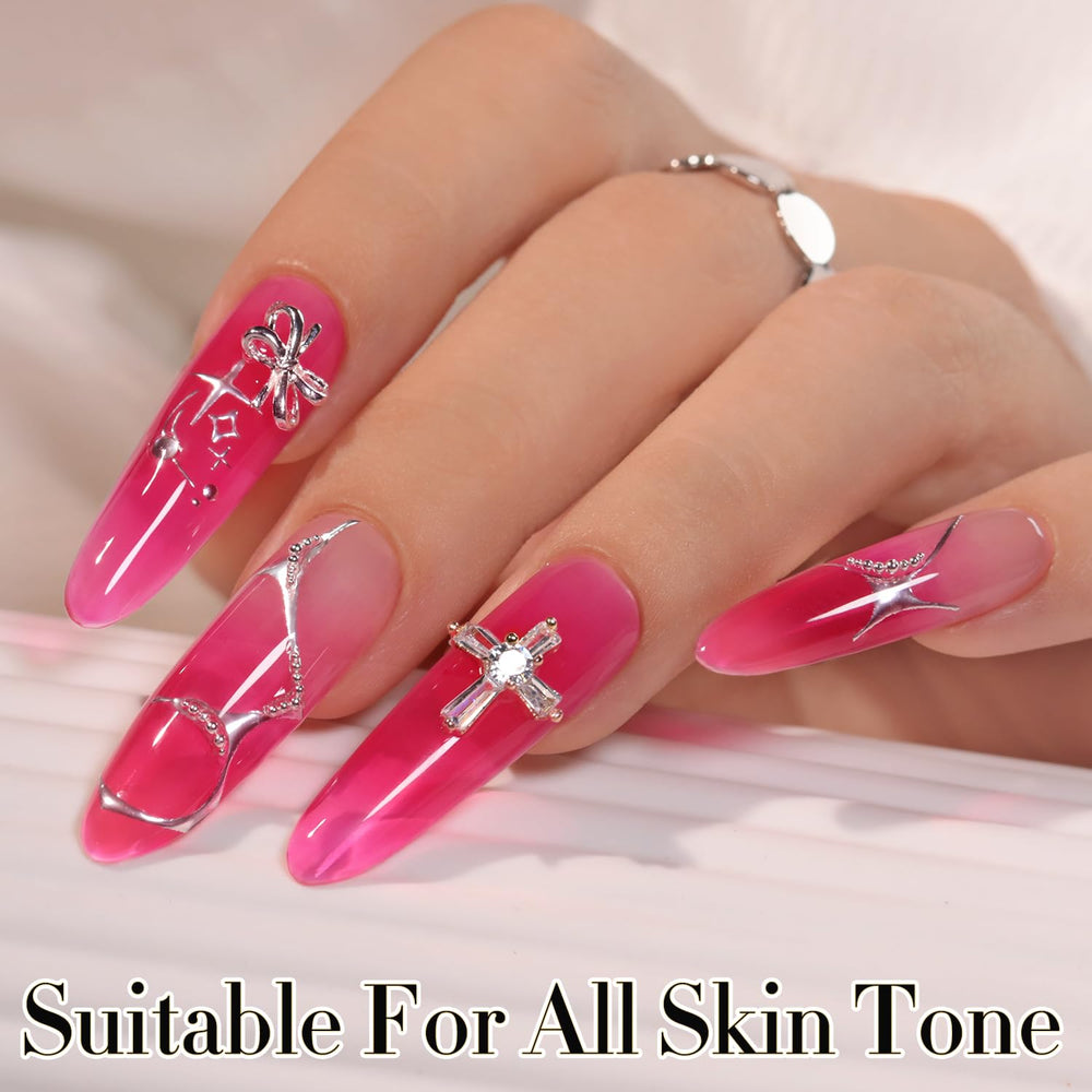 Double Rhythm texture close-up revealing glossy finish and glass-like shine benefit