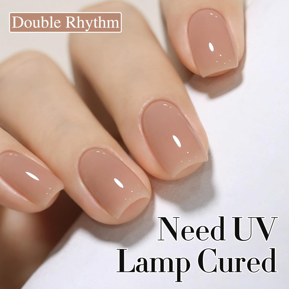 Double Rhythm texture close-up highlighting glossy jelly sheen benefit